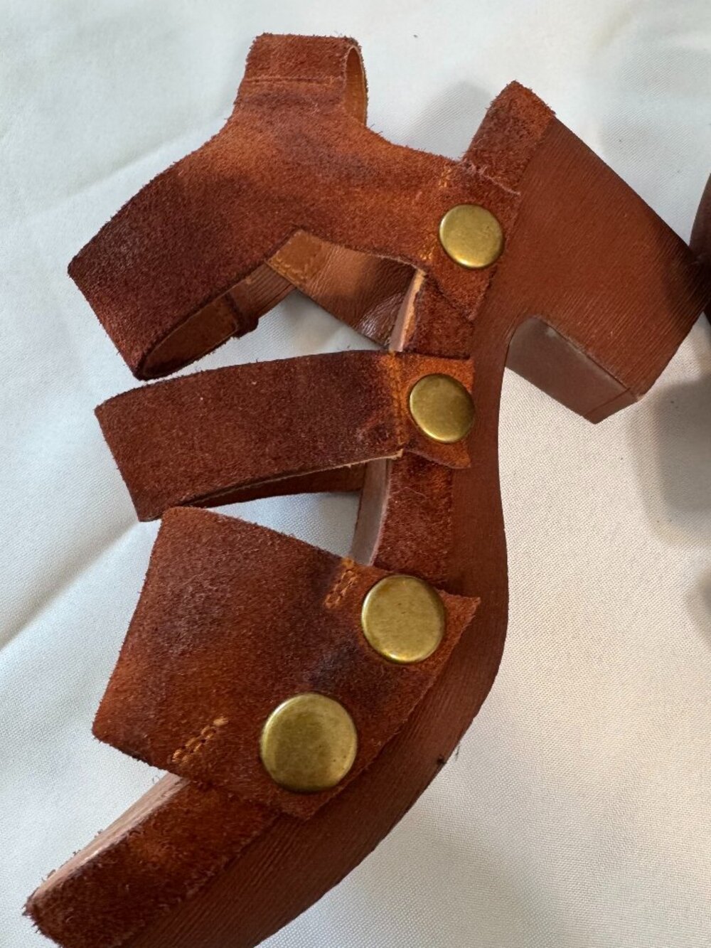 Antelope Rust Suede Women's Sandals Size 37